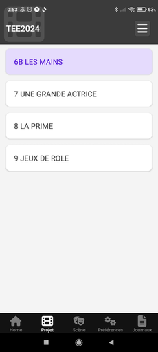 Page Projet